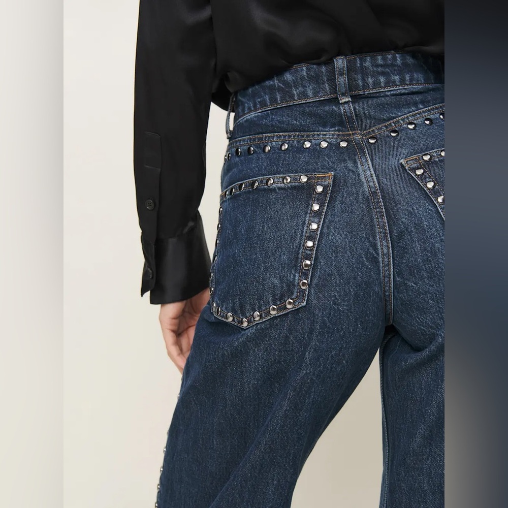 Reformation Studded Jeans